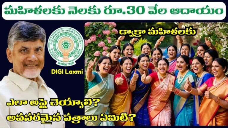 AP Digi Lakshmi Scheme 2025 2 Lakhs Loan For DWCRA Women