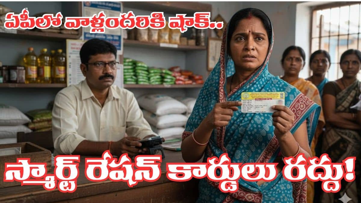 AP Ration Card E-KYC Process In Telugu