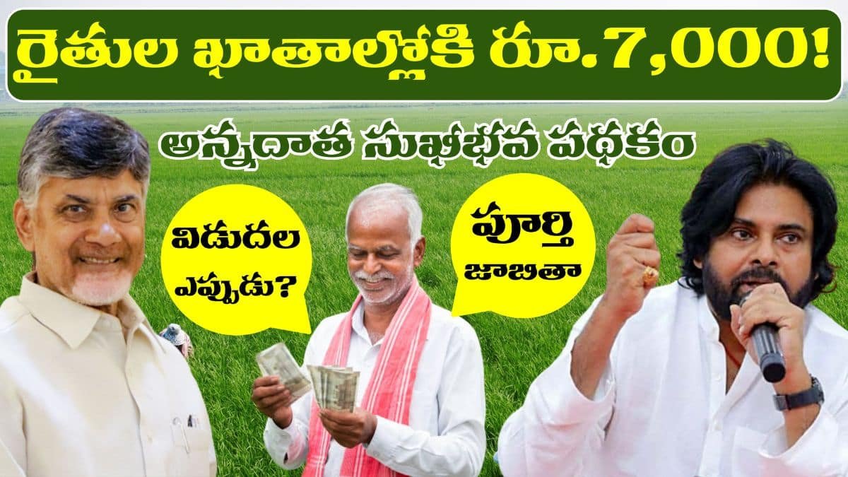 Annadatha Sukhibhava 7000 Payment Date Announce Check Your Status Online Now