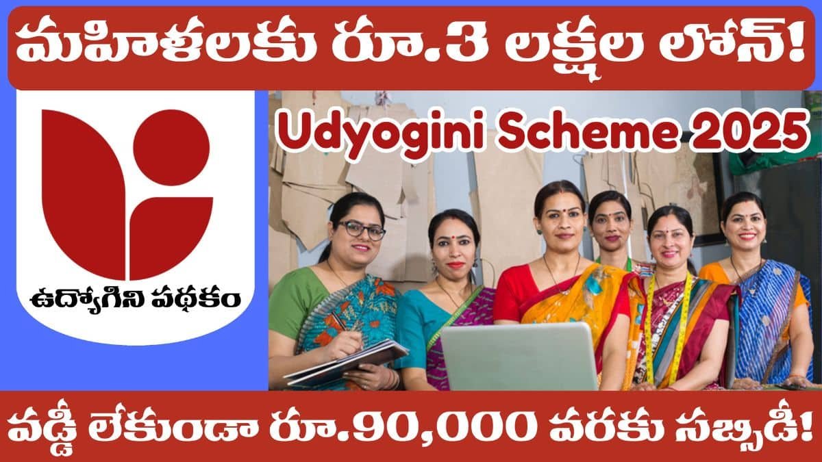 Udyogini Scheme 2025 Women Loan Upto 3 Lakhs with 90000 Subsidy
