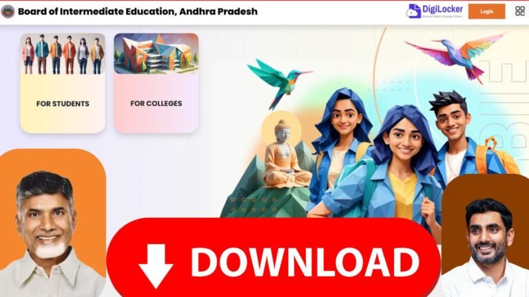 AP Inter Exams Hall Tickets Download 2026