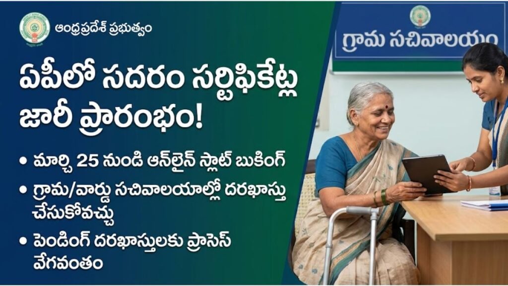 AP SADAREM Certificate 2026 Online Apply Process Details