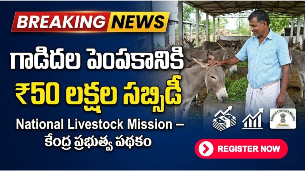 National Livestock Mission Donkey Farming Subsidy Scheme Details Apply Online now